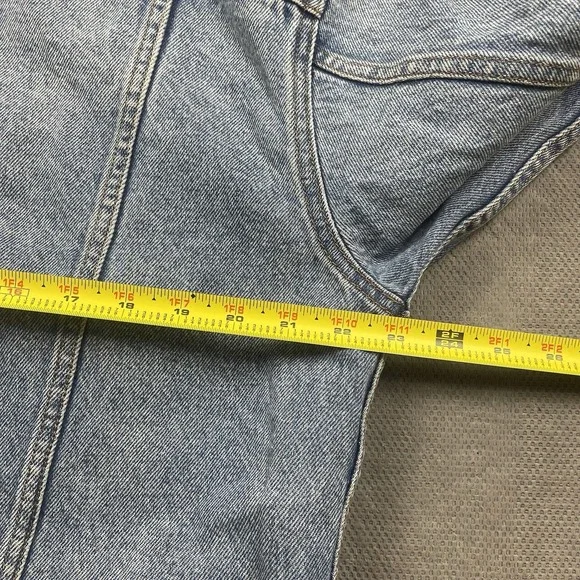 Levis Jacket Mens Medium* Denim Button Up Trucker Workwear Type 3 Blue Biker - Picture 8 of 11